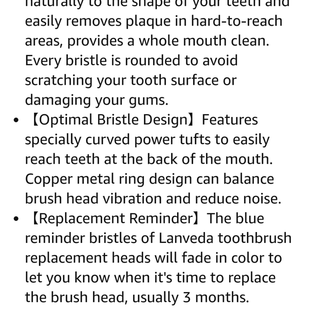 Lanveda replacement Sonicare Toothbrush Heads - Picture 6 of 6